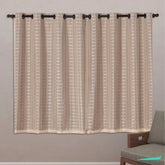 Detalhes da Cortina Blackout Xadrez Charme-Avelã da Charme do Detalhe